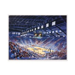 KU Allen Fieldhouse Print, Liz Vargas