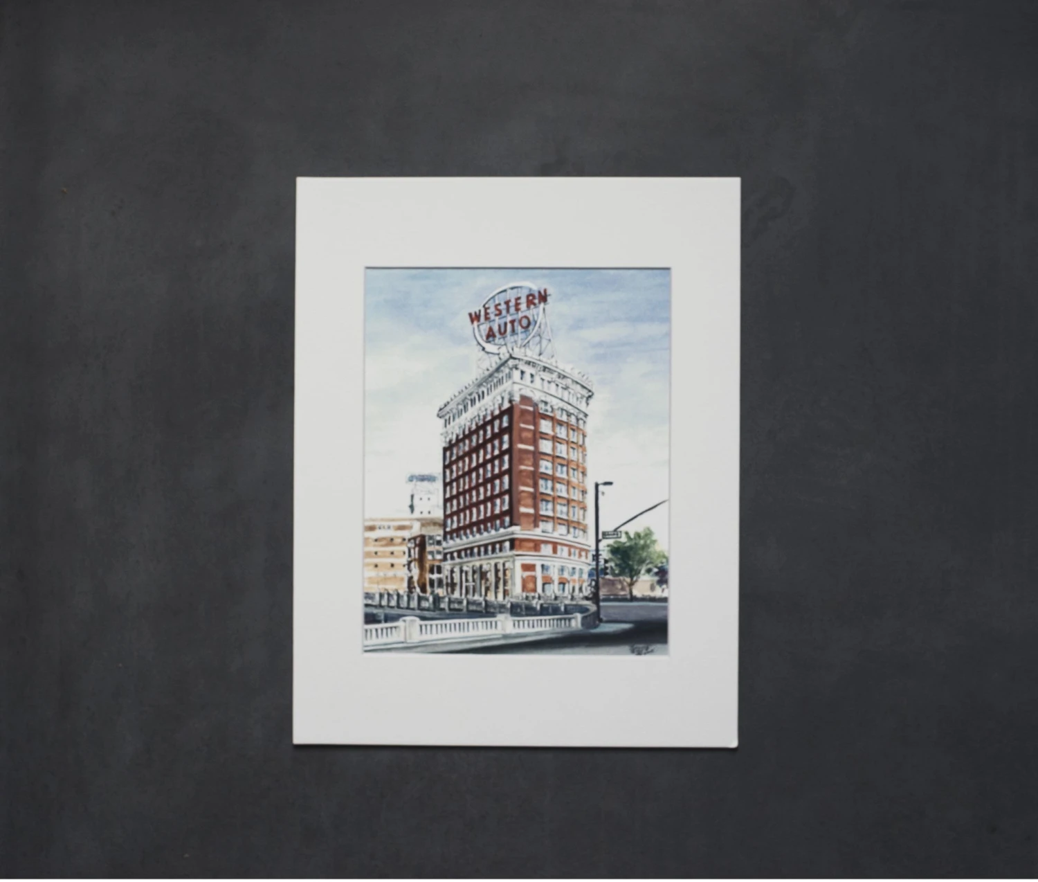 Art From Architecture Western Auto Print 2 Art From Architecture Western Auto Print - Image 2