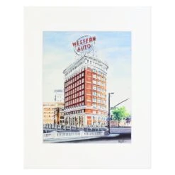 Art From Architecture Western Auto Print