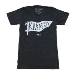 Bellboy Apparel Pennant Tee - Charcoal