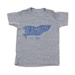 Bellboy Apparel Kids Light Grey Pennant Tee