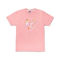 Pink Floral KC Heart Tee, Charlie Hustle