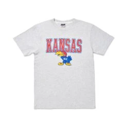 Charlie Hustle Kansas Jayhawks Stacked Tee