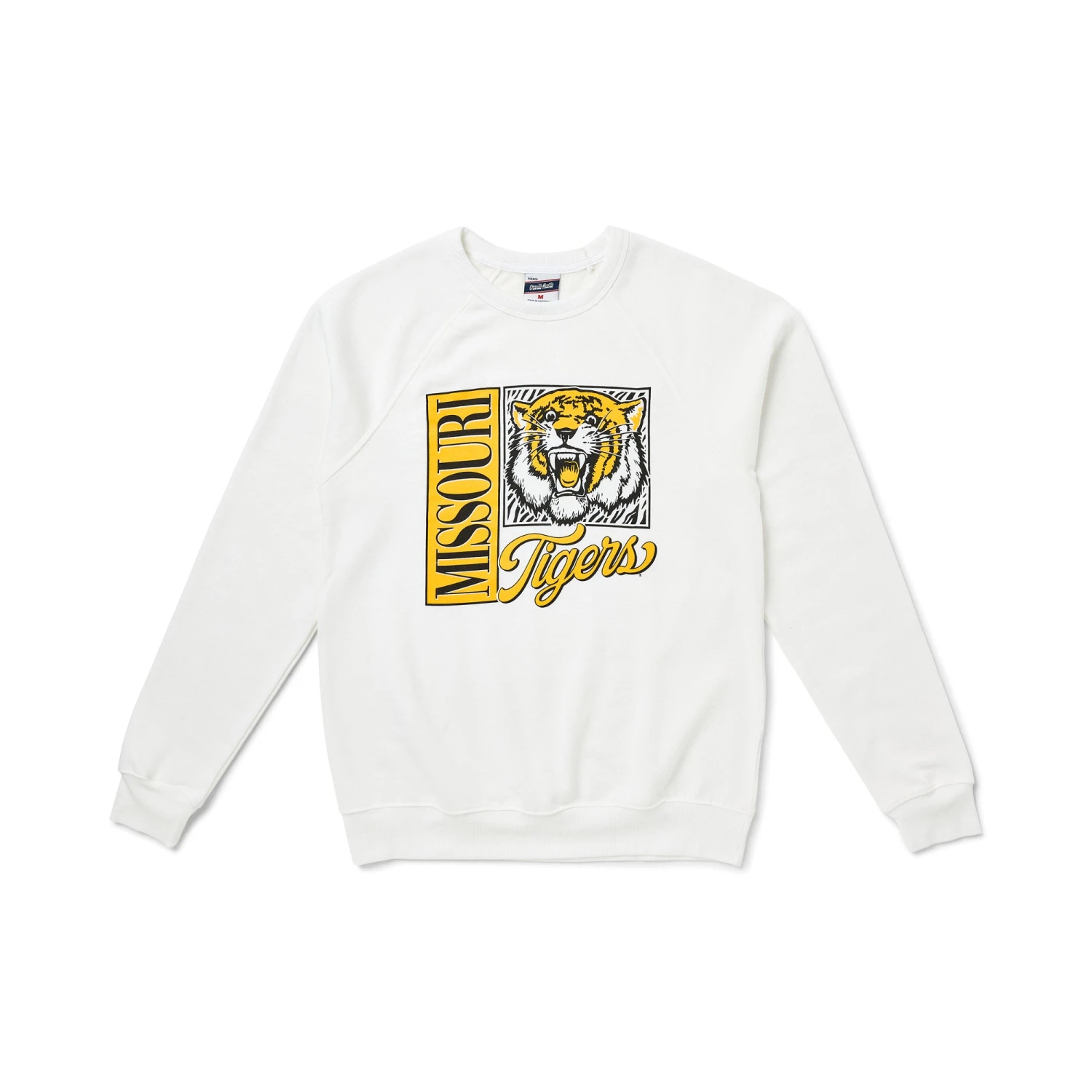 Missouri Tigers Crew Neck Sweatshirt, Charlie Hustle 1 Missouri Tigers Crew Neck Sweatshirt, Charlie Hustle