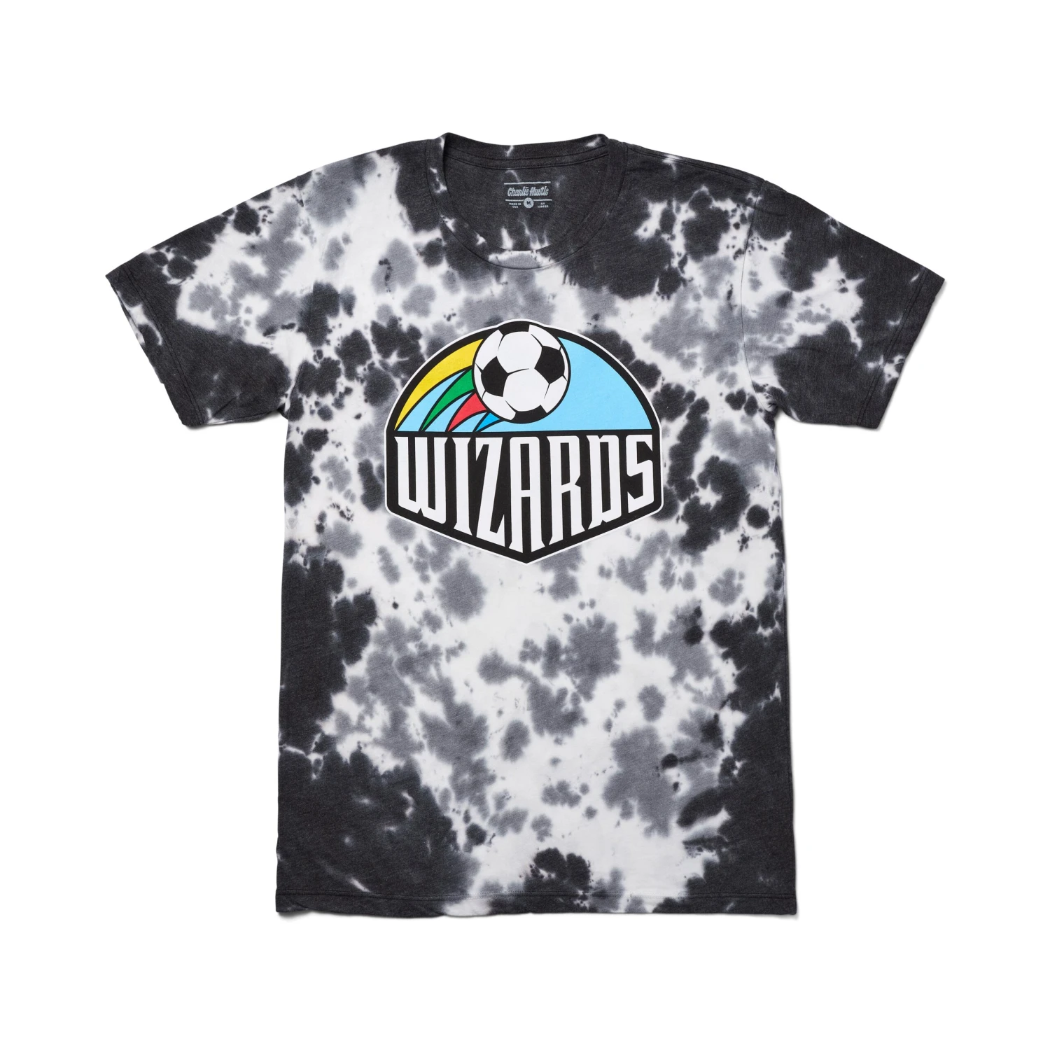 Charlie Hustle Vintage KC Wizards Tie Dye Tee 1 Charlie Hustle Vintage KC Wizards Tie Dye Tee