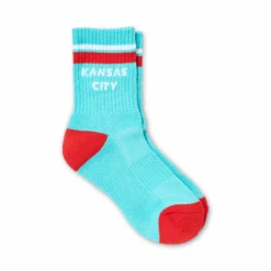 Carly Rae Kansas City Crew Socks -Kansas City Store Carly Rae Teal Socks