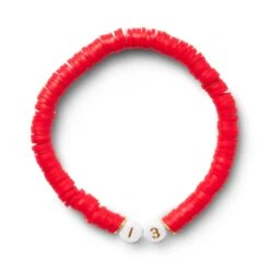 Carly Rae Game Day Friendship Bracelets -Kansas City Store CarlyRae13Bracelet red