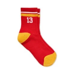 Carly Rae Kansas City Crew Socks -Kansas City Store Carly Rae KC Socks Red 13