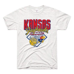 Charlie Hustle Jayhawks Nothing But Net Tee