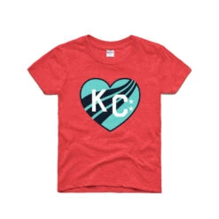 Charlie Hustle KC Current Heart Kids Tee