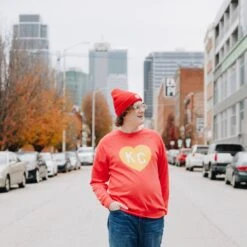 Charlie Hustle KC Heart Sweatshirt: Red -Kansas City Store Charlie Hustle KC Heart Sweatshirt Red 2c64e66b b296 4df3 ad46 b7ba9032ce4d