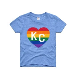 Charlie Hustle Pride Heart Kids Tee