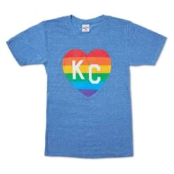 Charlie Hustle Pride Heart Tee - Blue