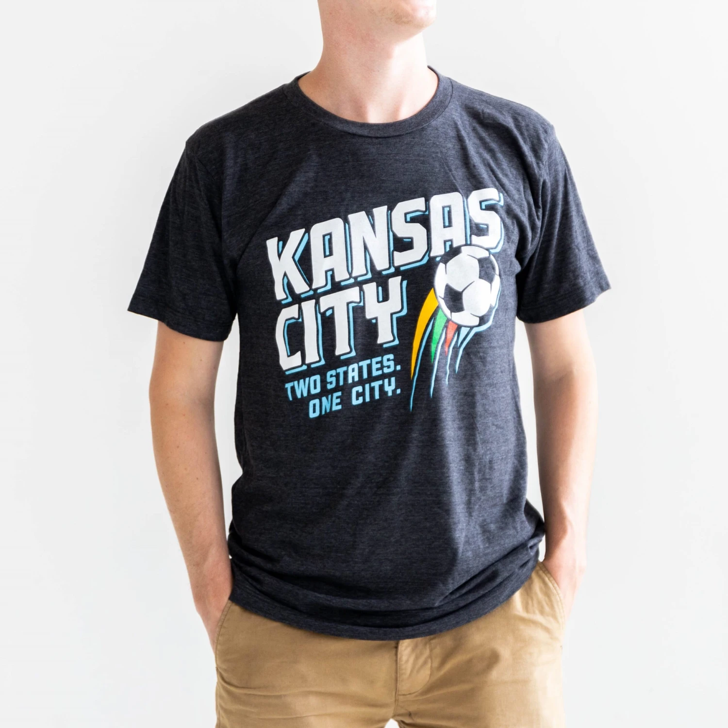 Charlie Hustle Two States One City Soccer Tee 2 Charlie Hustle Two States One City Soccer Tee - Image 2