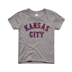 Charlie Hustle Kansas City Classic Kids Tee - Grey