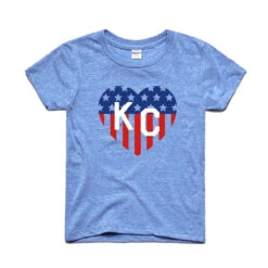 Charlie Hustle KC Heart USA Kids Tee