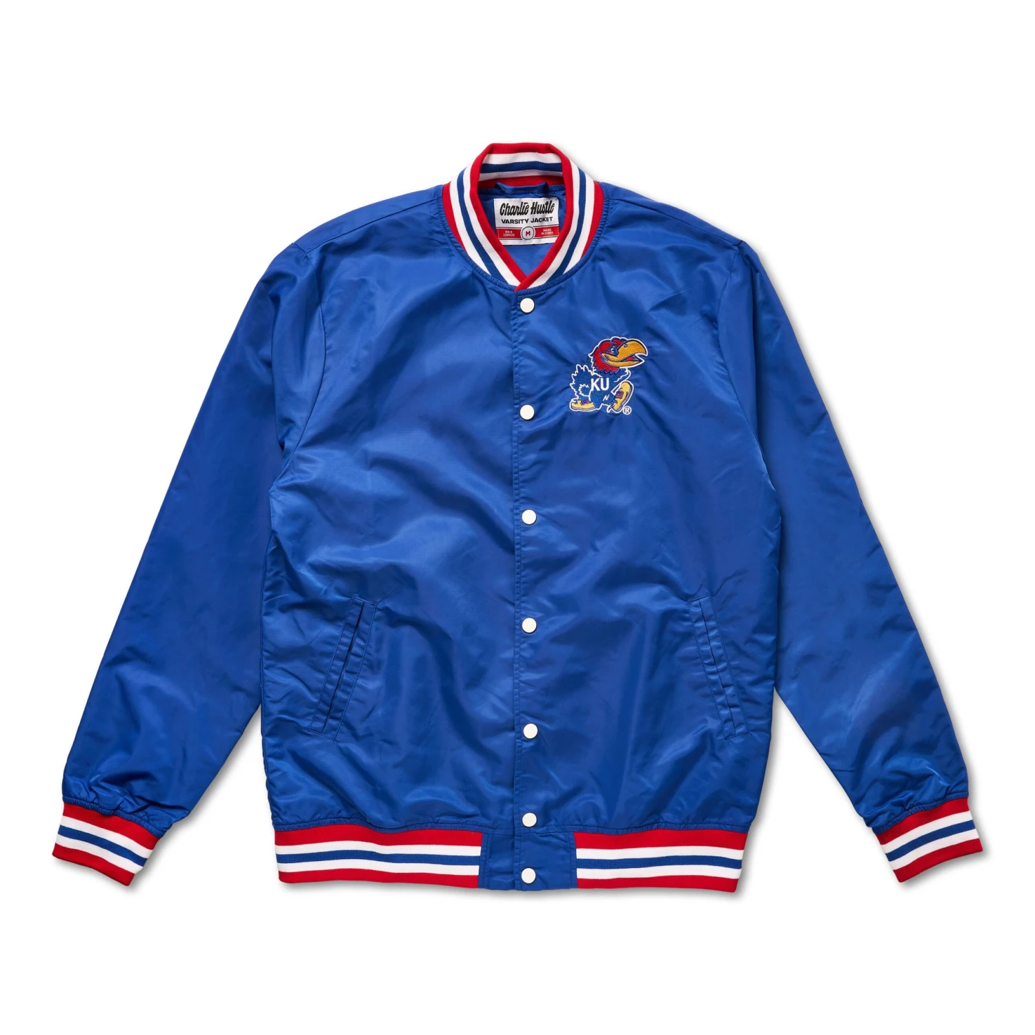 Charlie Hustle KU Varsity Jacket 1 Charlie Hustle KU Varsity Jacket