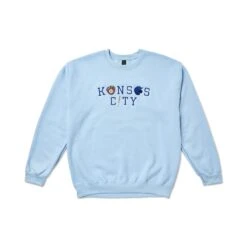 NEW DESIGN! Kansas City Baseball Embroidered Crew, Craft E Embroidery