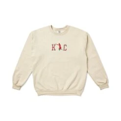 NEW DESIGN! KC Women's Soccer #6 Embroidered Crew, Craft E Embroidery
