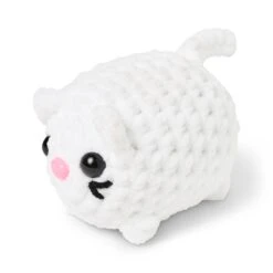 White Loaf Cat Crochet Stuffy, Cute N Sassy