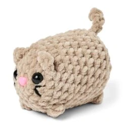 Tan Loaf Cat Crochet Stuffy, Cute N Sassy
