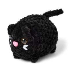Black Loaf Cat Crochet Stuffy, Cute N Sassy