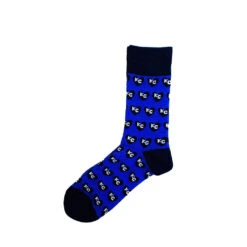 School Of Sock Dark Blue Heart KC Socks
