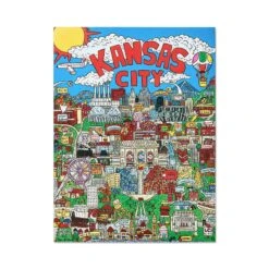 W. Dave Keith Kansas City Skyline Print