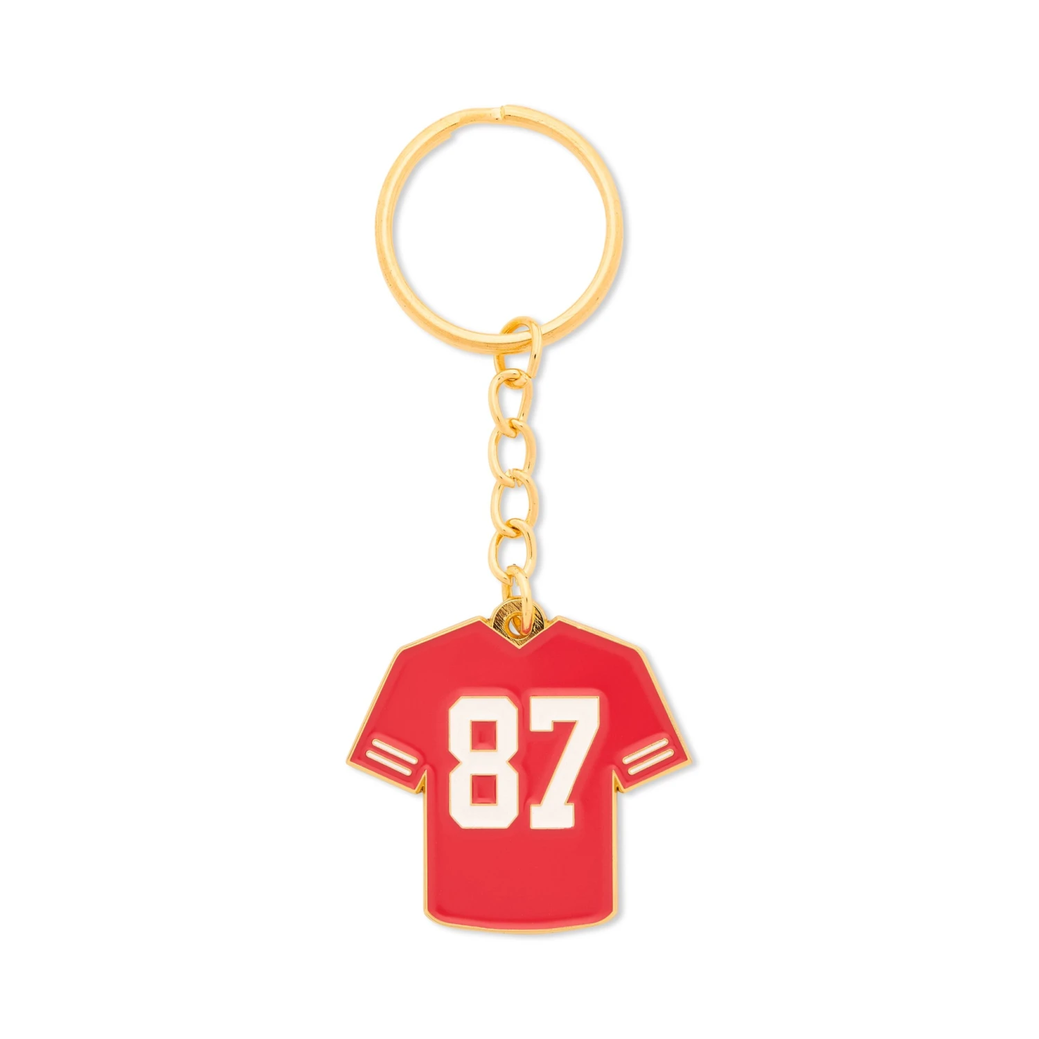 E.B. & Co. Game Day Keychain, #87 Jersey 1 E.B. & Co. Game Day Keychain, #87 Jersey