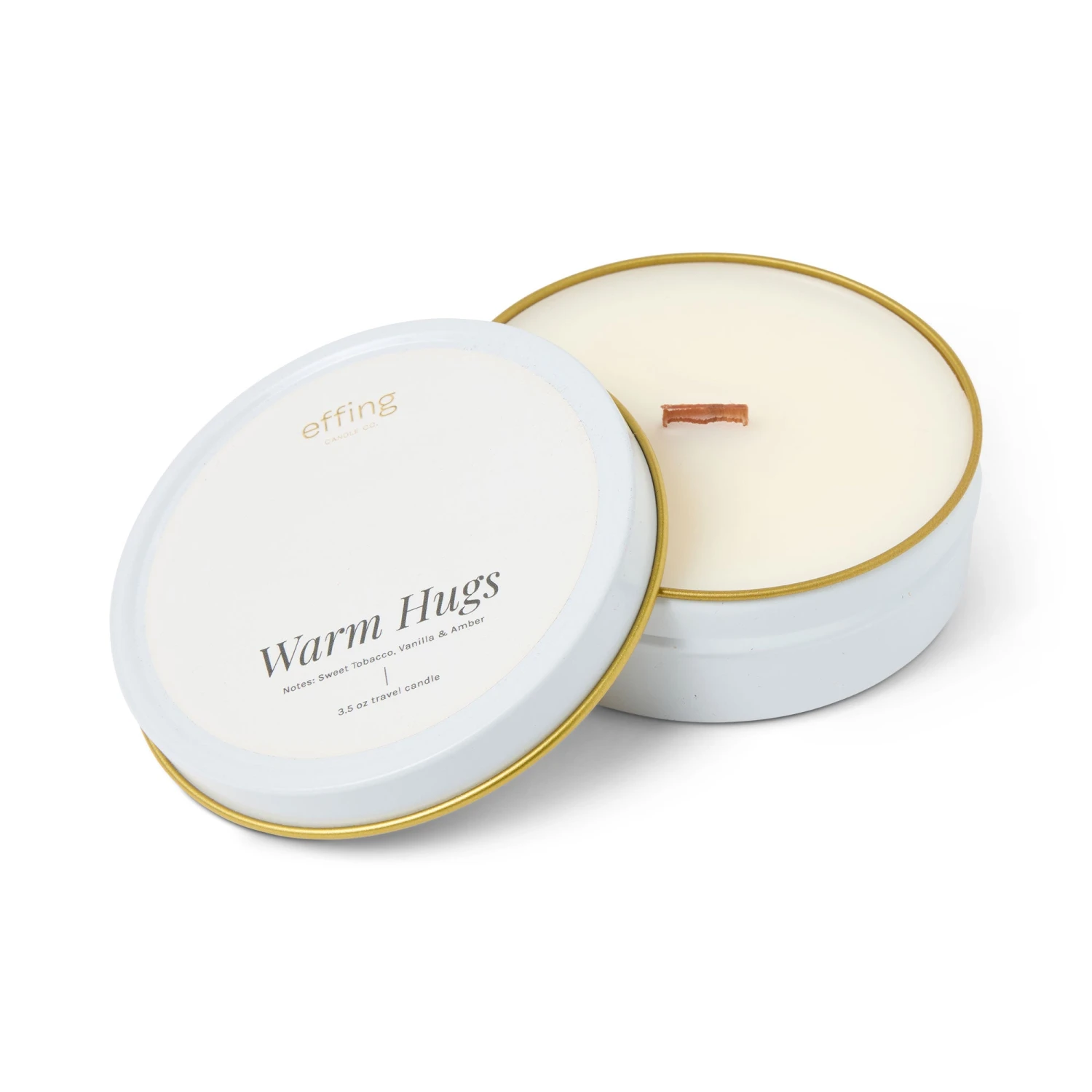 Warm Hugs Travel Tin Candle, Effing Candle 1 Warm Hugs Travel Tin Candle, Effing Candle