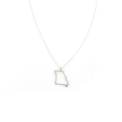 Janesko Missouri Necklace -Kansas City Store Janesko Missouri Necklace Silver