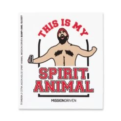 Mission Driven This Is My Spirit Animal Sticker