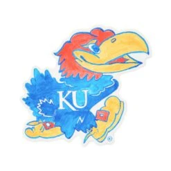 Jayhawk Sticker, Liesel Anne Studios