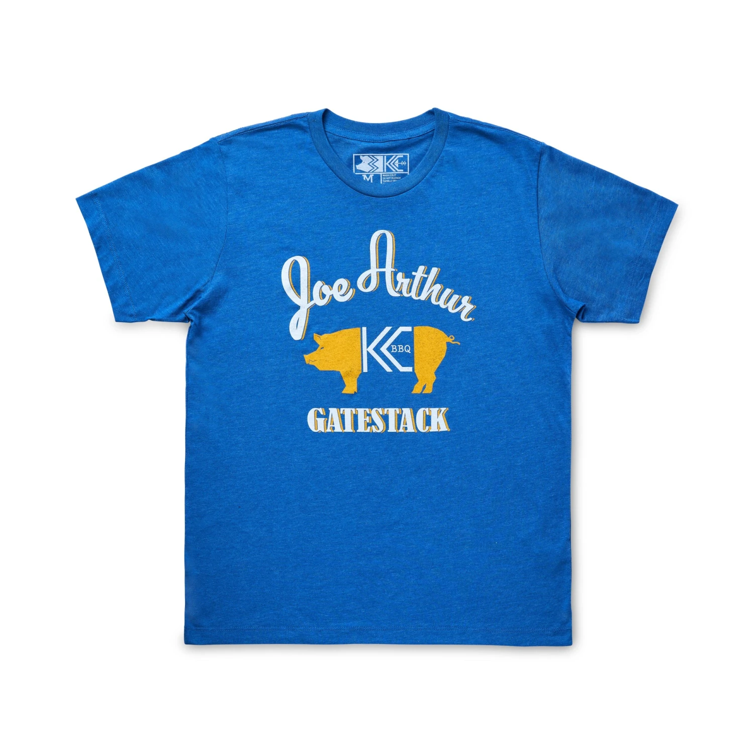 Three KC Joearthur Gatestack Tee - Blue 1 Three KC Joearthur Gatestack Tee - Blue
