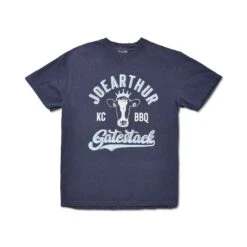 Three KC Joearthur Gatestack Tee - Navy/Light Blue