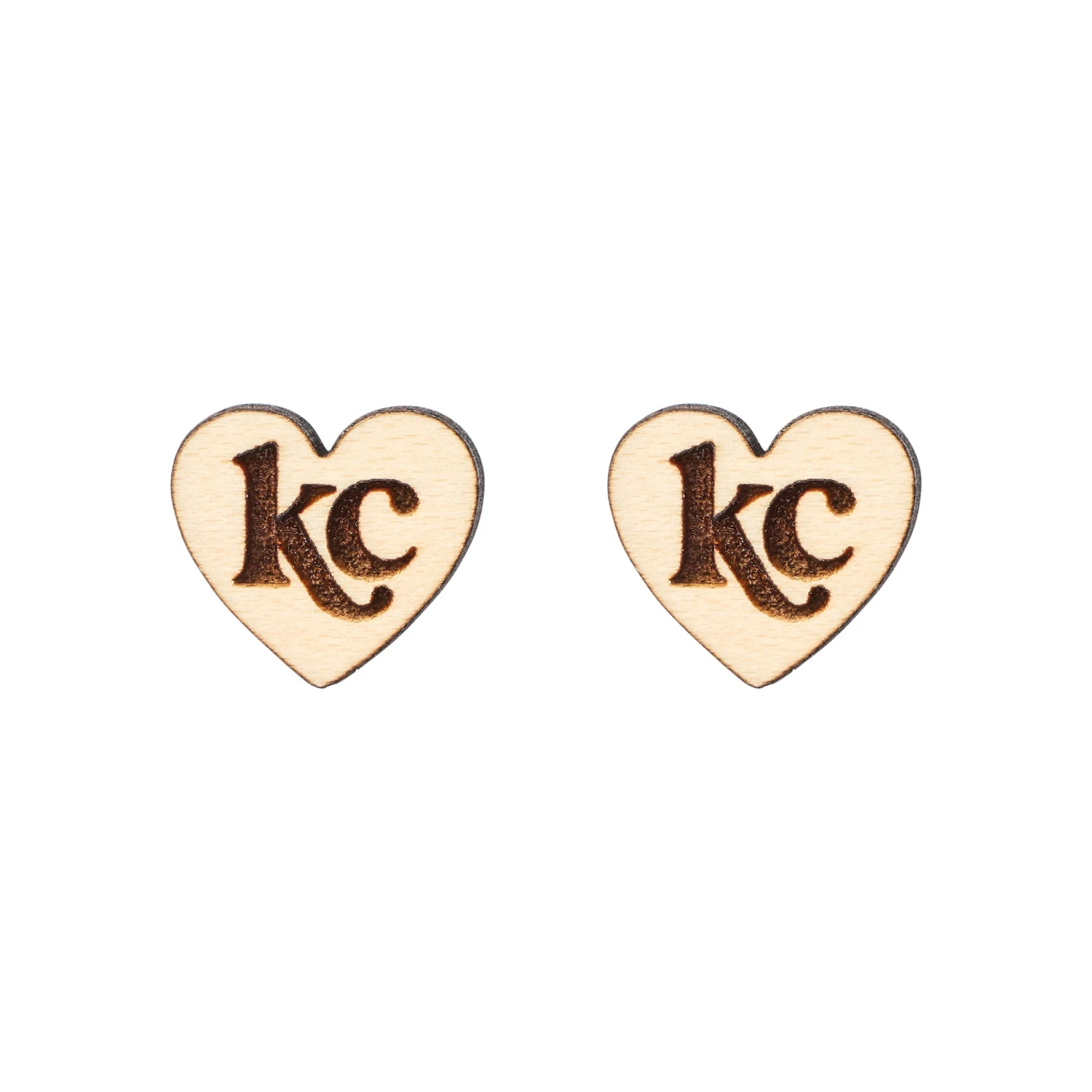 Cleary Lane KC Heart Stud Earrings 2 Cleary Lane KC Heart Stud Earrings - Image 2