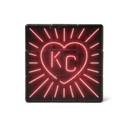 KC Labyrinth X Charlie Hustle KC Heart Puzzle Cube 7 KC Labyrinth X Charlie Hustle KC Heart Puzzle Cube -Kansas City Store KC Heart Rubix Cube