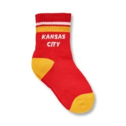 Carly Rae Kid's Crew Sock -Kansas City Store KC Kids Ankle Socks Red