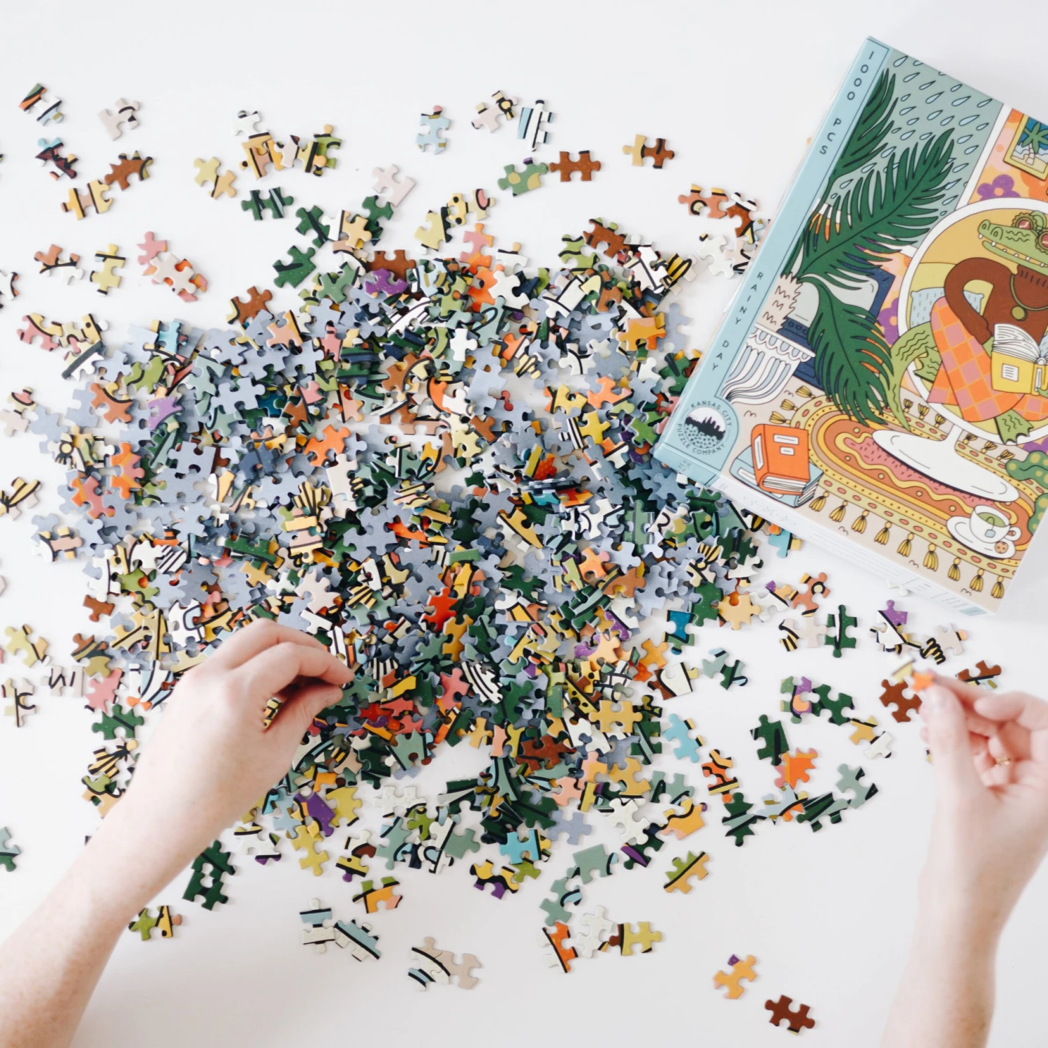 Kansas City Puzzle Co. Rainy Day Puzzle 2 Kansas City Puzzle Co. Rainy Day Puzzle - Image 2