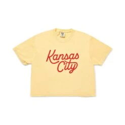 Kansas City Script Crop Tee Red, Carly Rae