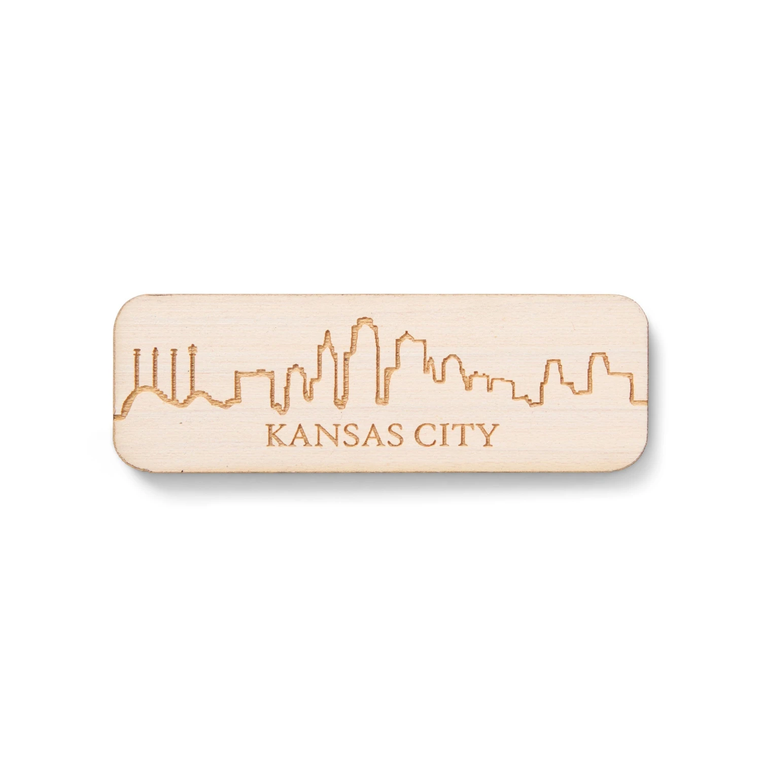 Say It On Wood Skyline Magnet 1 Say It On Wood Skyline Magnet