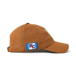 Sandlot Goods KC X KU 1941 Jayhawk Dad Hat -Kansas City Store KU x KC 1941 Duck Dad Hat Side