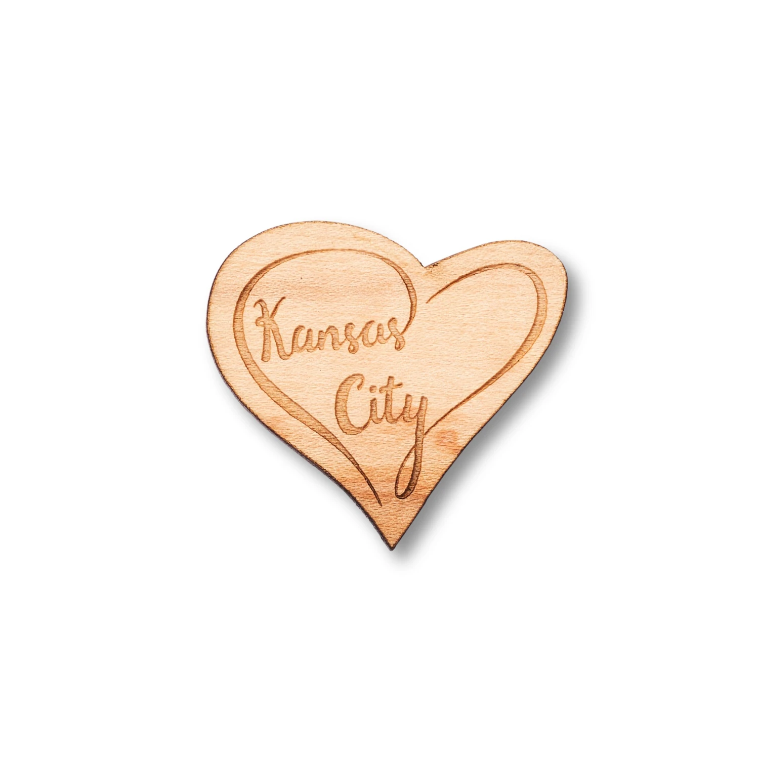 Say It On Wood Kansas City Heart Magnet 1 Say It On Wood Kansas City Heart Magnet
