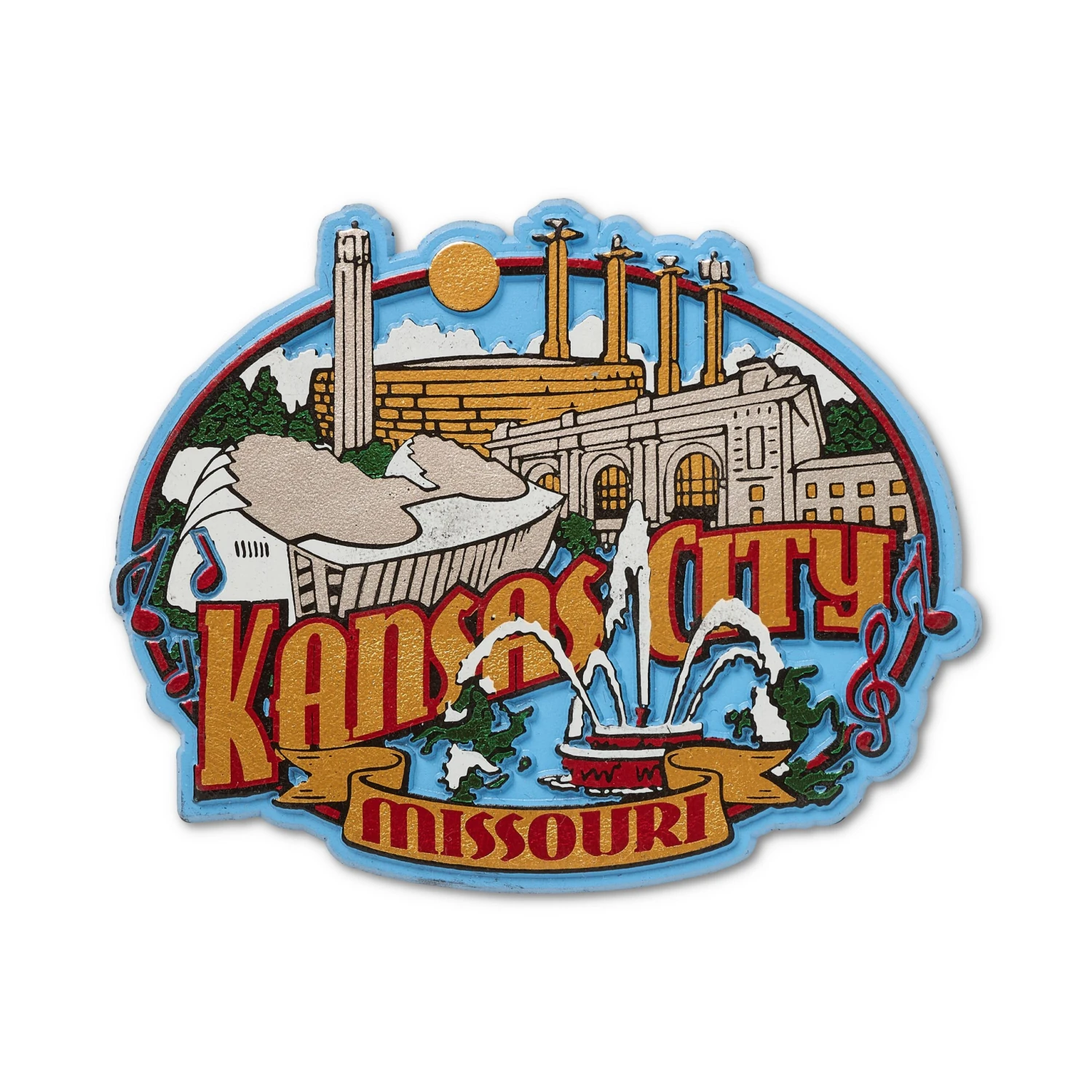 Kansas City Souvenir Magnets, Avery Postcards 6 Kansas City Souvenir Magnets, Avery Postcards - Image 6
