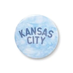 Desert Peach Kansas City Pins -Kansas City Store KansasCityTieDyePin Blue