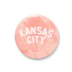 Desert Peach Kansas City Pins -Kansas City Store KansasCityTieDyePin Peach