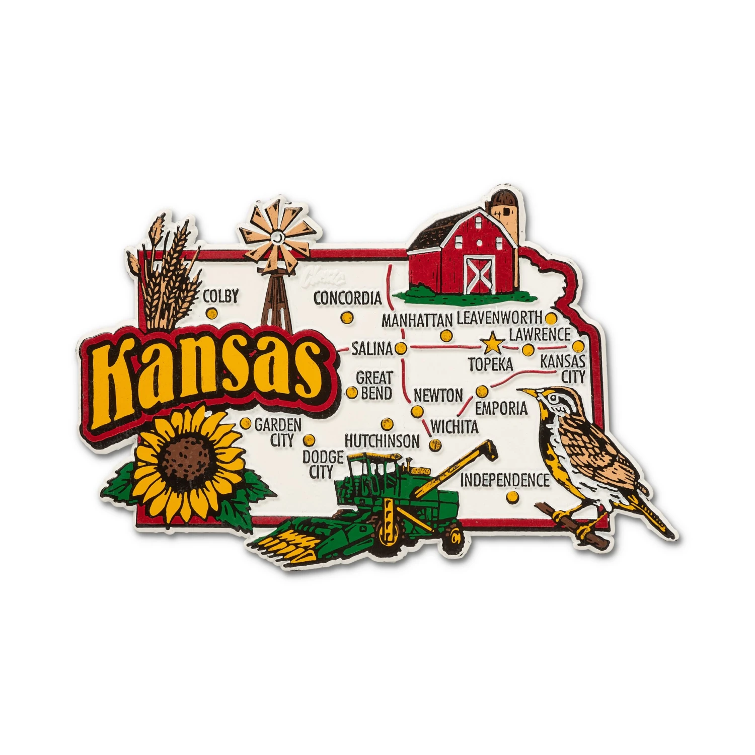 Kansas City Souvenir Magnets, Avery Postcards 4 Kansas City Souvenir Magnets, Avery Postcards - Image 4