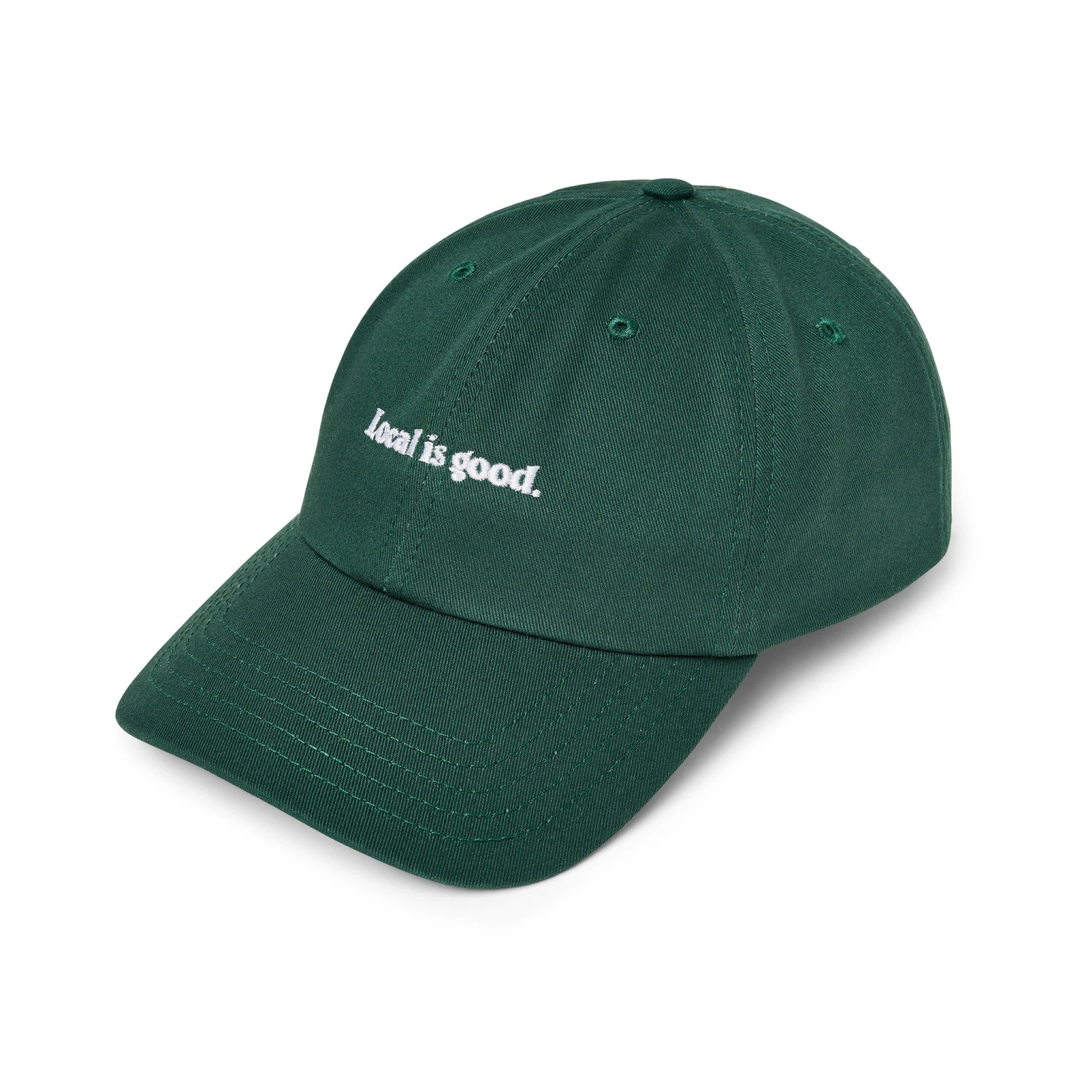 Local Is Good Embroidered Dad Hat, Sandlot Goods X Made In KC 1 Local Is Good Embroidered Dad Hat, Sandlot Goods X Made In KC