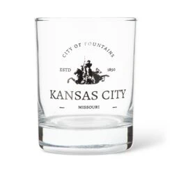 City Of Fountains Rocks Glass, Fountain City