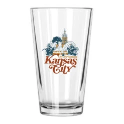 Made In KC X Charlie Hustle City Of Fountains Pint Glass
